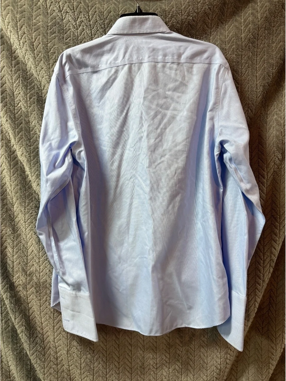 Banana Republic Non-Iron Slim Fit Men's Dress Shirt Large Light Blue